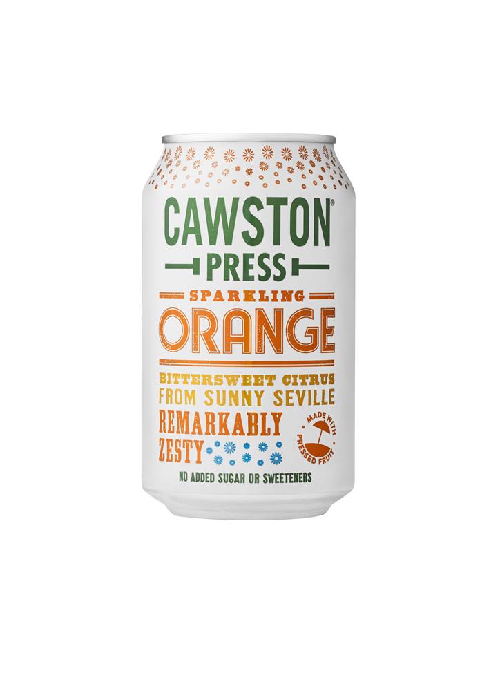 Cawston Press_Sparkling Seville Orange Can 330ml-pack of 24