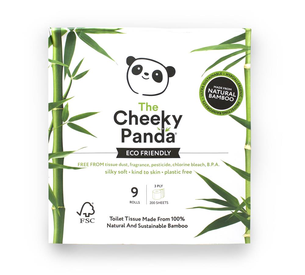 Cheeky Panda_100% Bamboo Toilet Tissue 9 Pack