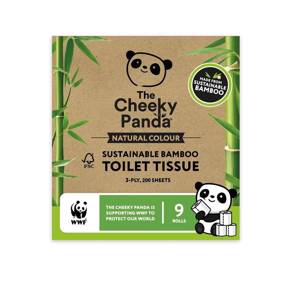 Cheeky Panda_The Cheeky Panda Natural Colour Bamboo Toilet Tissue 9 Rolls