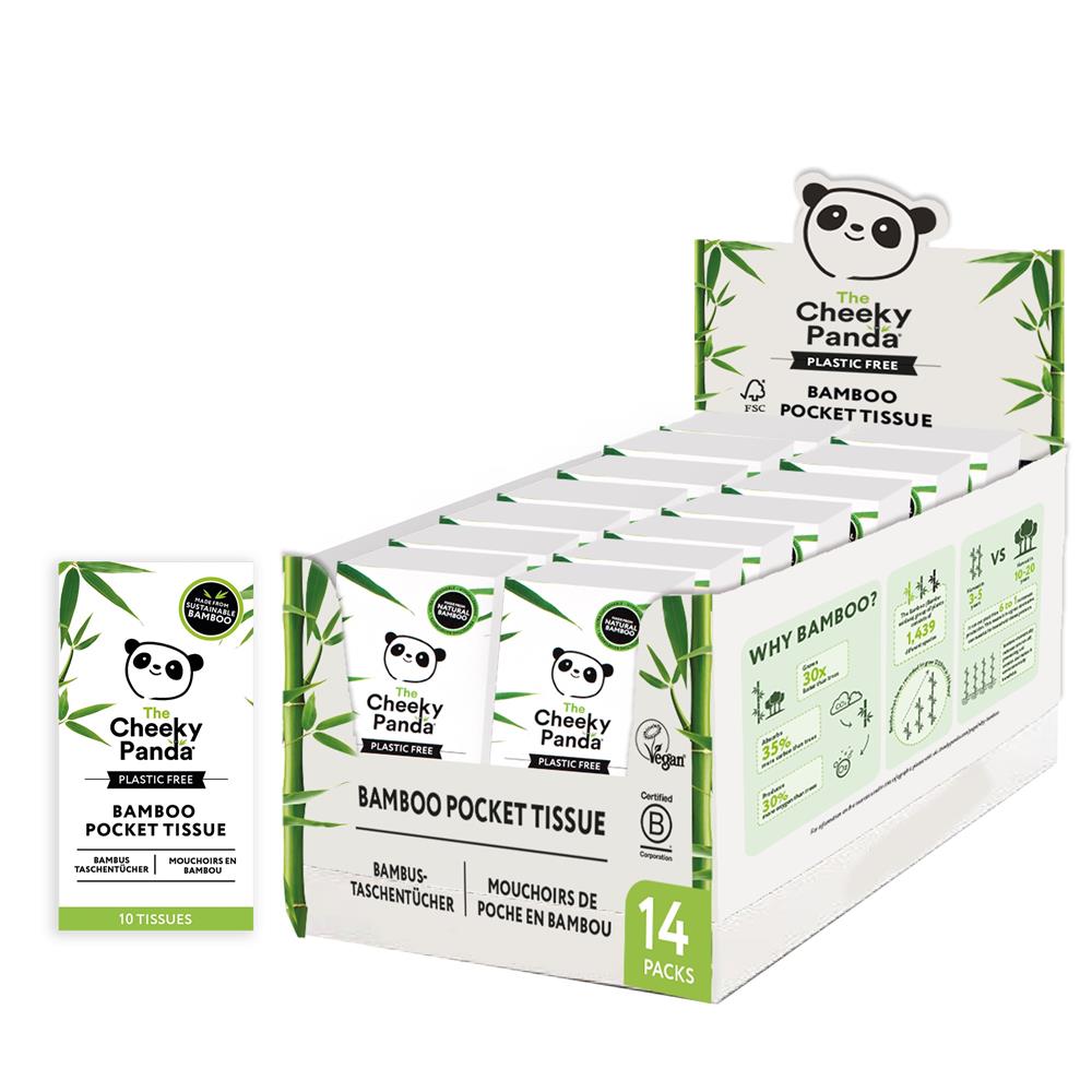 Cheeky Panda_The Cheeky Panda Plastic Free Pocket Tissues 14 pack