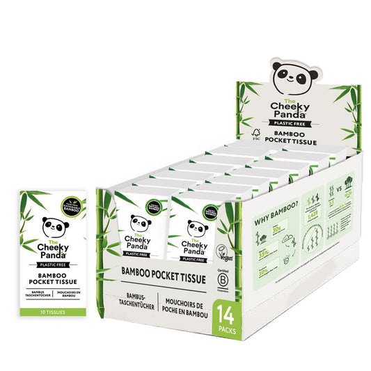 Cheeky Panda_The Cheeky Panda Plastic Free Pocket Tissues 14 pack