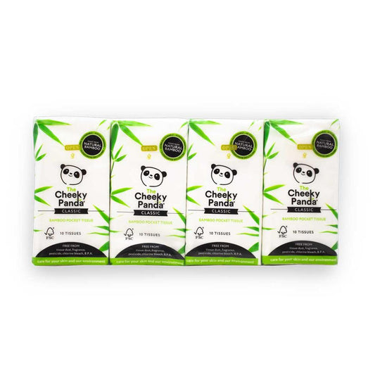 Cheeky Panda_The Cheeky Panda's Bamboo Classic 8 Pack Pocket Tissues