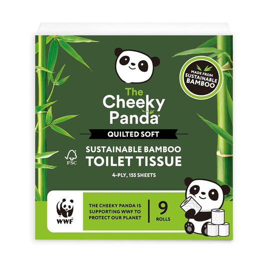 Cheeky Panda_The Cheeky Panda Luxury Quilted Bamboo Toilet Tissue 9 Rolls