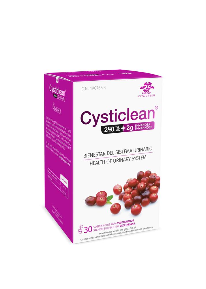 Cysticlean_240mg PAC plus 2g D-Mannose 30 Sachets