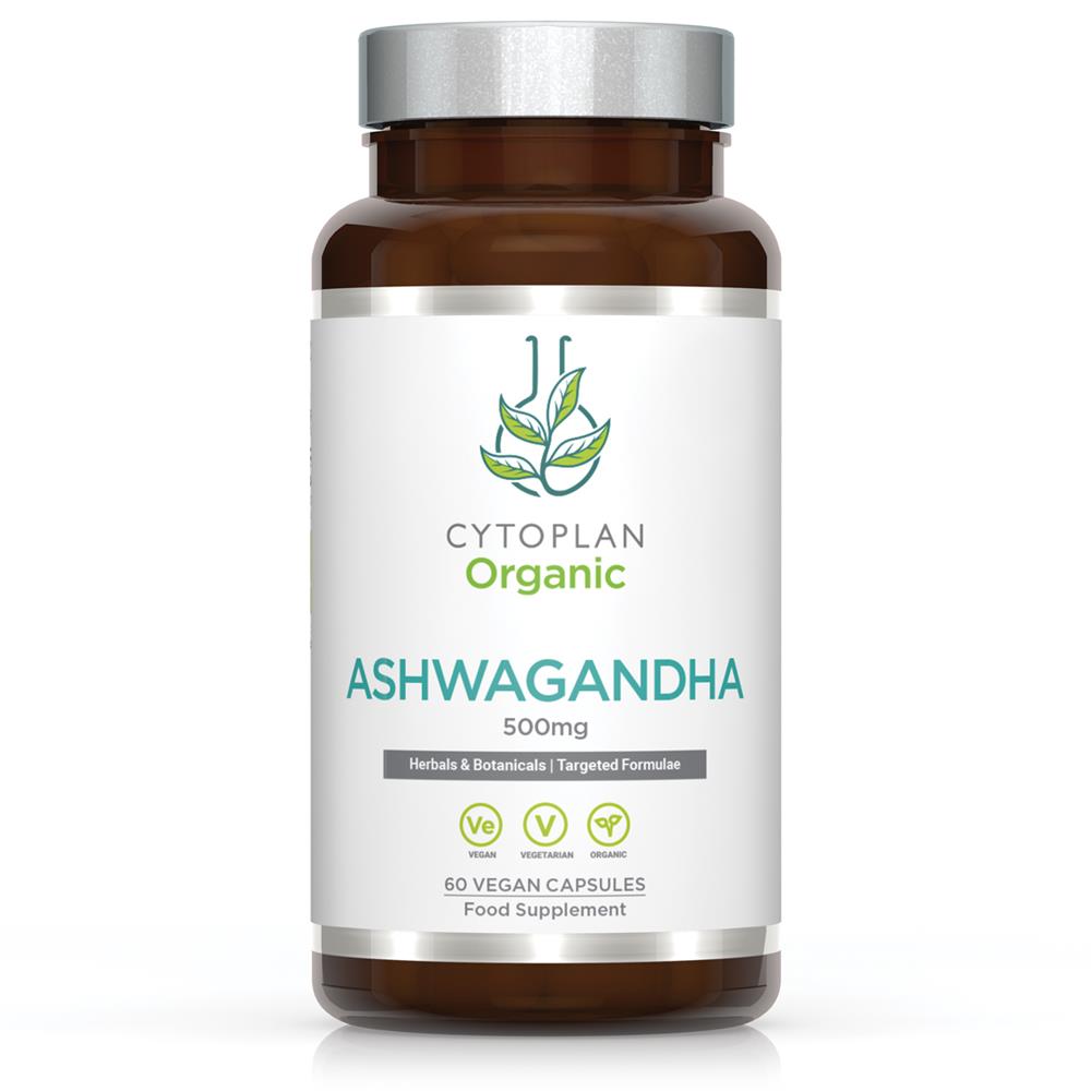Cytoplan_Organic Ashwagandha 500mg 60 capsules