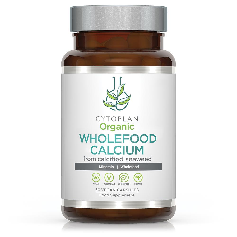 Cytoplan_Organic Calcium: Wholefood 200mg elemental (60 capsules)