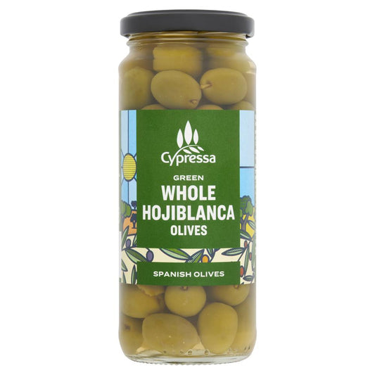 Cypressa_Whole Green Olives - Stone-in green olives in brine 340g-Pack of 2
