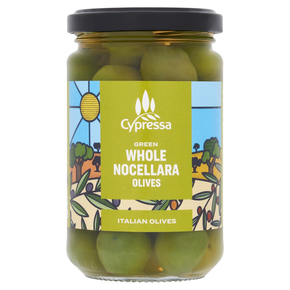 Cypressa_Whole Nocellara Olives 290g-pack of 2