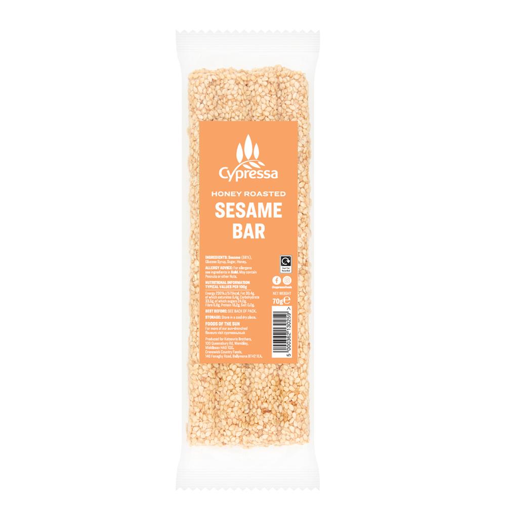 Cypressa_Sesame Bar 70g-Pack of 4