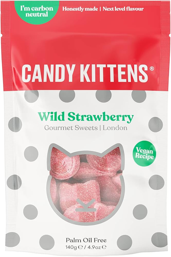 Candy Kittens 10x140g Wild Strawberry