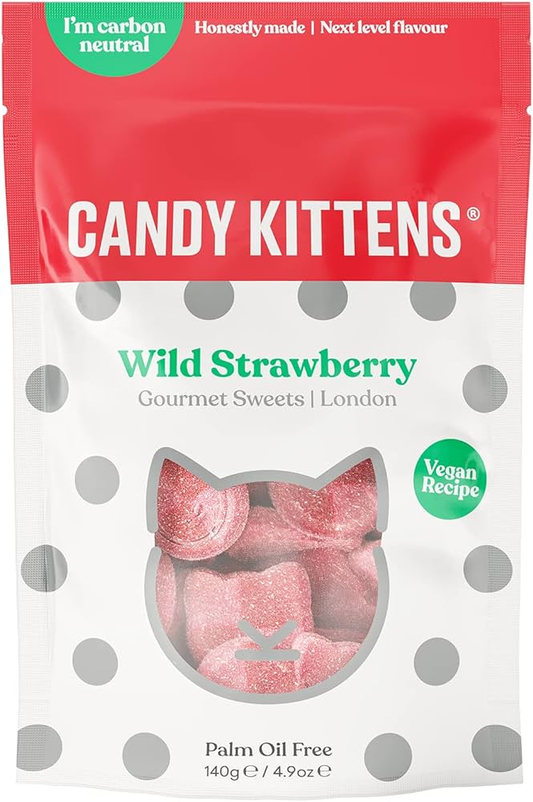 Candy Kittens 10x140g Wild Strawberry