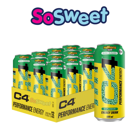Cellucor C4 Performance Energy 12x500ml Millions Apple