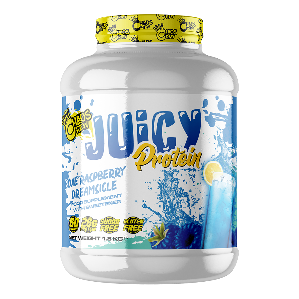Chaos Crew Juicy Protein 600g Strawberries and Cream Candy