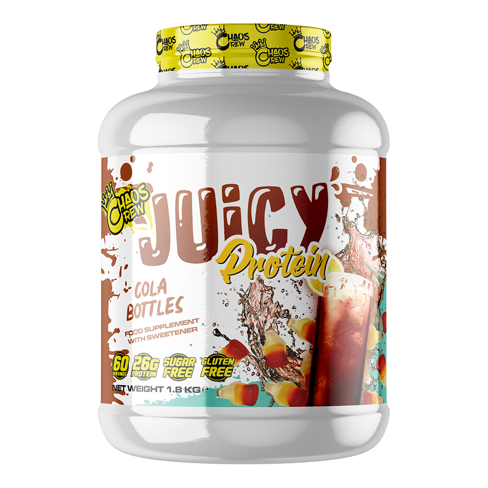 Chaos Crew Juicy Protein 600g Strawberries and Cream Candy