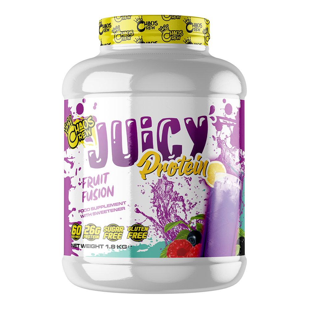 Chaos Crew Juicy Protein 600g Strawberries and Cream Candy