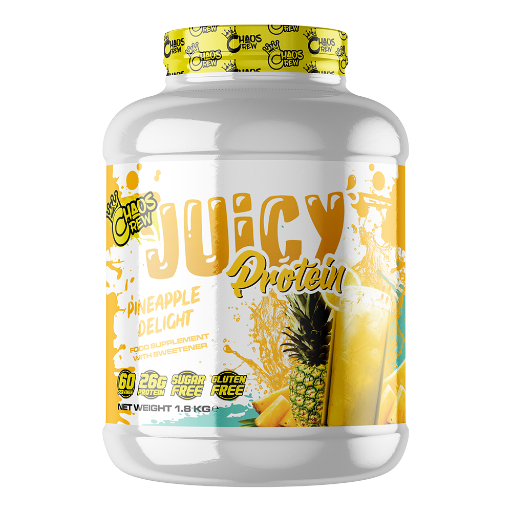 Chaos Crew Juicy Protein 600g Strawberries and Cream Candy