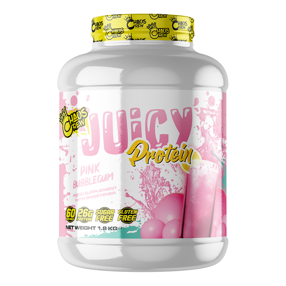 Chaos Crew Juicy Protein 600g Strawberries and Cream Candy