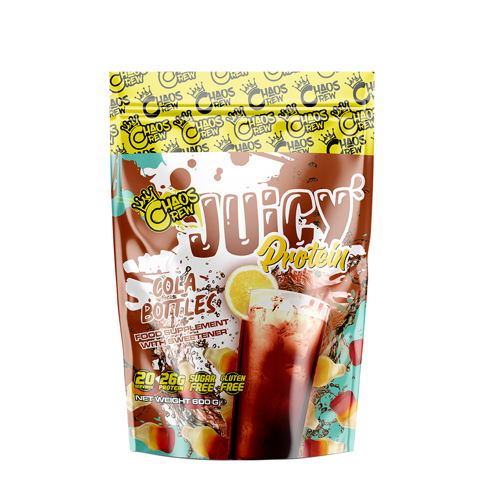 Chaos Crew Juicy Protein 600g Strawberries and Cream Candy