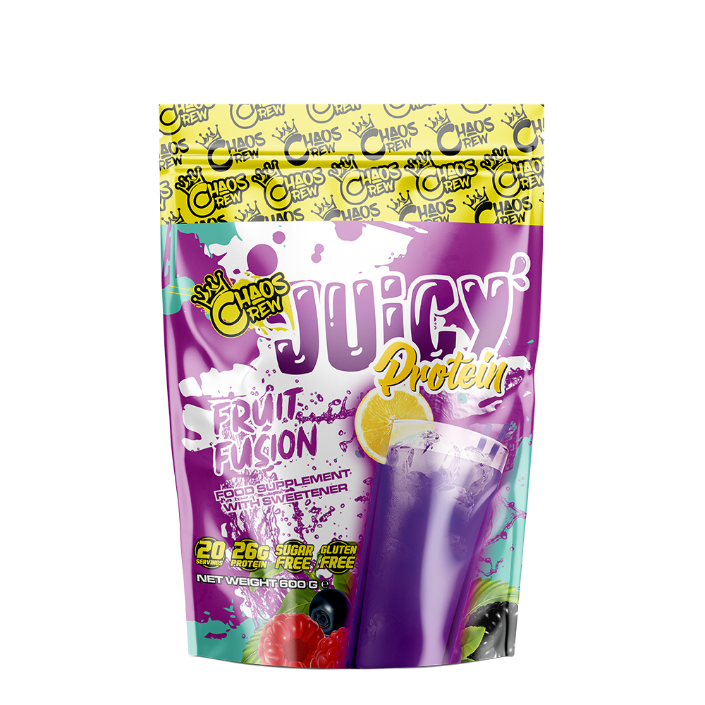 Chaos Crew Juicy Protein 600g Strawberries and Cream Candy