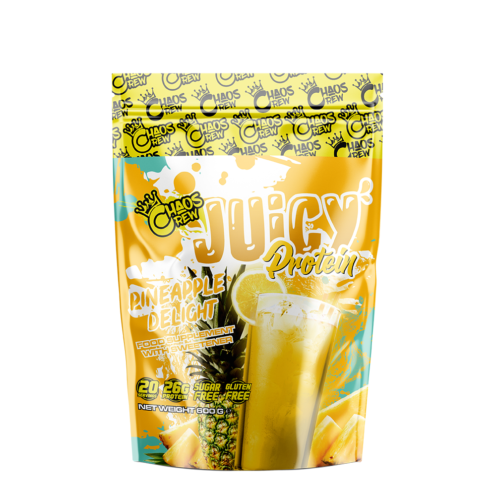 Chaos Crew Juicy Protein 600g Strawberries and Cream Candy