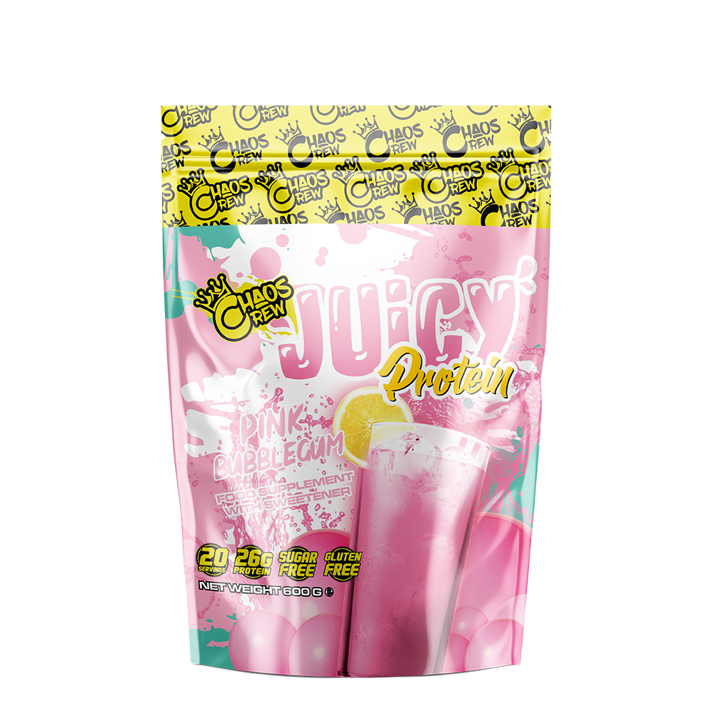 Chaos Crew Juicy Protein 600g Strawberries and Cream Candy