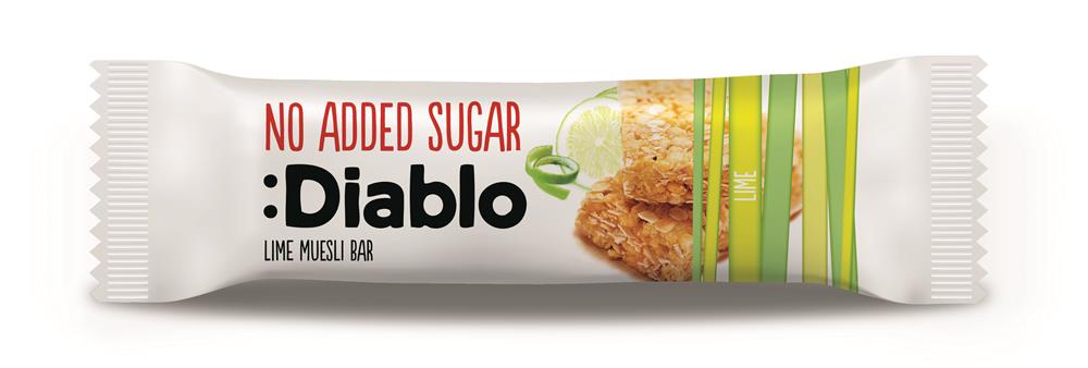 Diablo Sugar Free_Lime Muesli Bar 30g-pack of 4