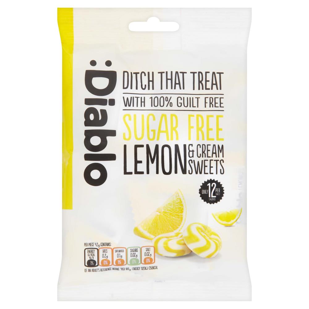 Diablo Sugar Free_Lemon & Cream Sweets 75g-pack of 4