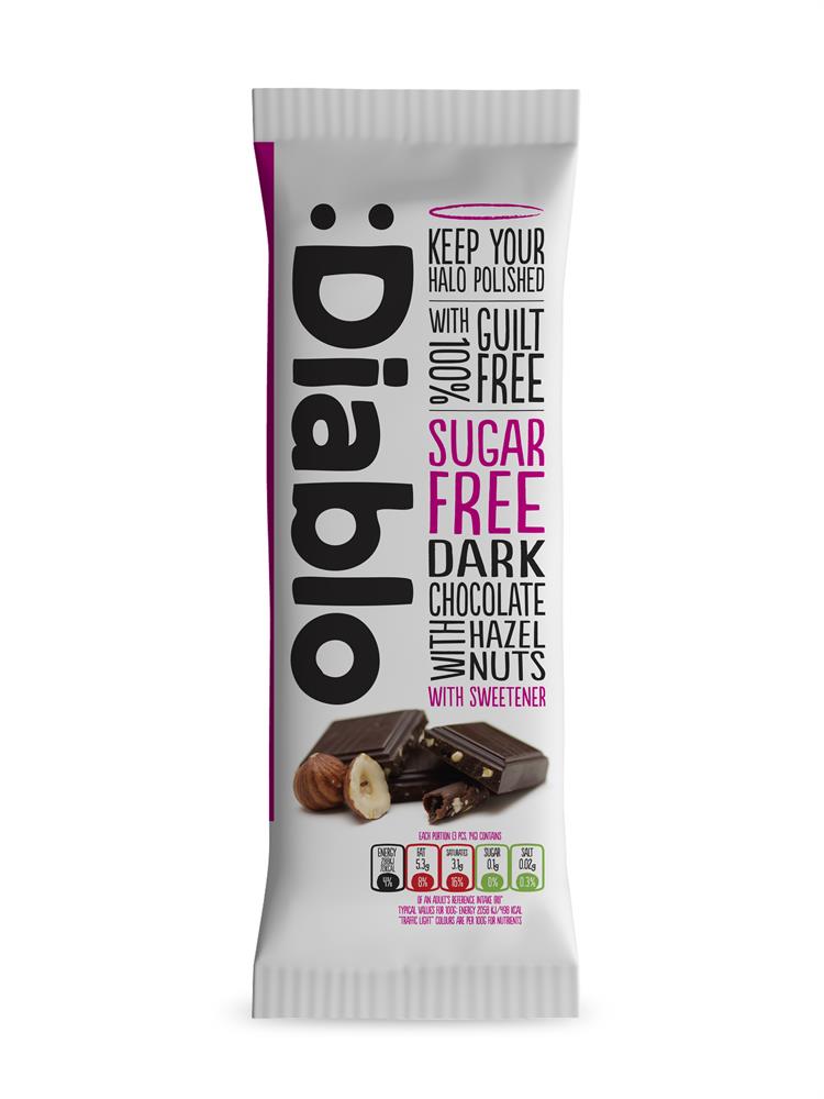 Diablo Sugar Free_Dark Chocolate & Hazelnut 85g-pack of 3