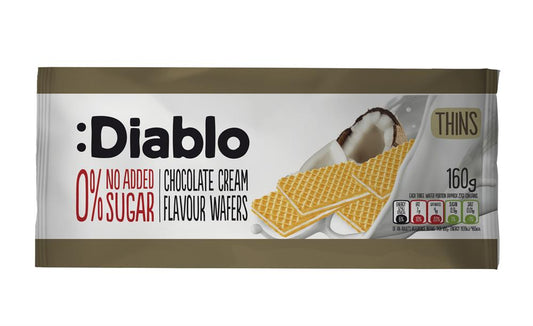 Diablo Sugar Free_No Added Sugar coconut cream wafer 150g-pack of 2