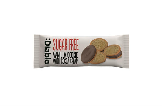 Diablo Sugar Free_Vanilla Sandwich cookies Sugar Free 44g-pack of 6