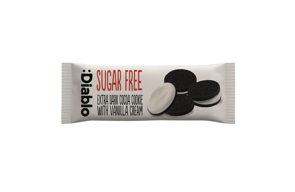 Diablo Sugar Free_Dark Chocolate Sandwich Cookies 44g-pack of 6