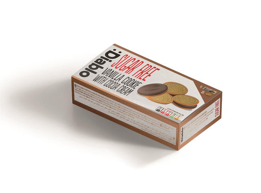 Diablo Sugar Free_Sugar Free Vanilla Sandwich Cookies Box-pack of 2