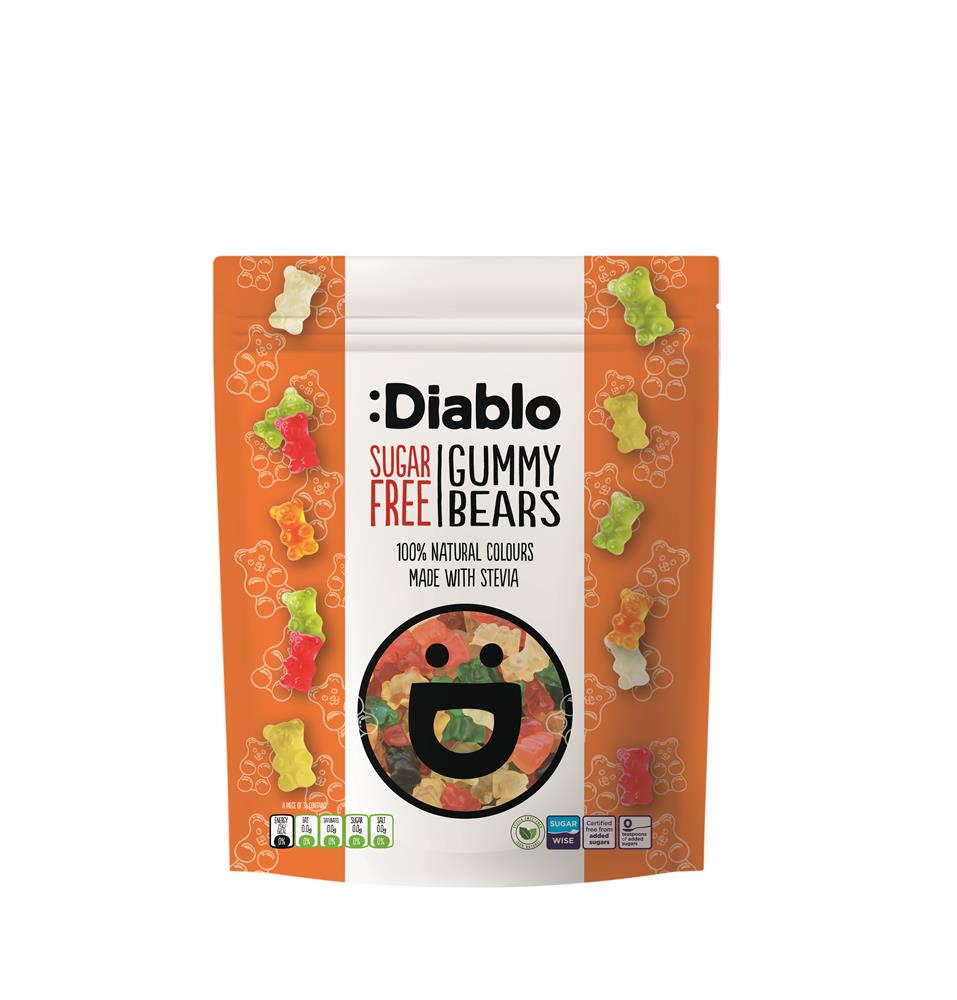 Diablo Sugar Free_Gummy Bears 75g-pack of 4