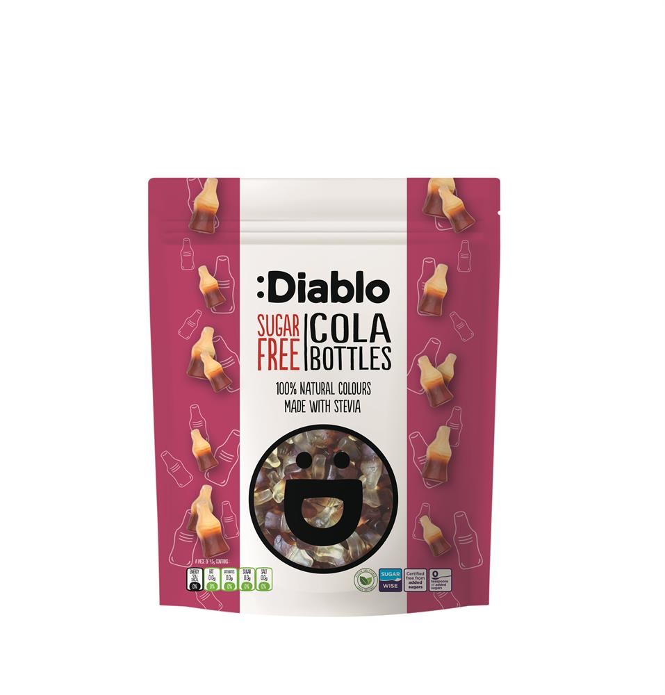 Diablo Sugar Free_Cola Bottles 75g-pack of 4