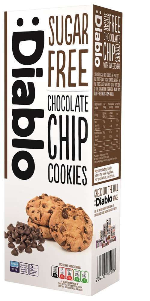 Diablo Sugar Free_Chocolate Chip Cookies 130g-pack of 2