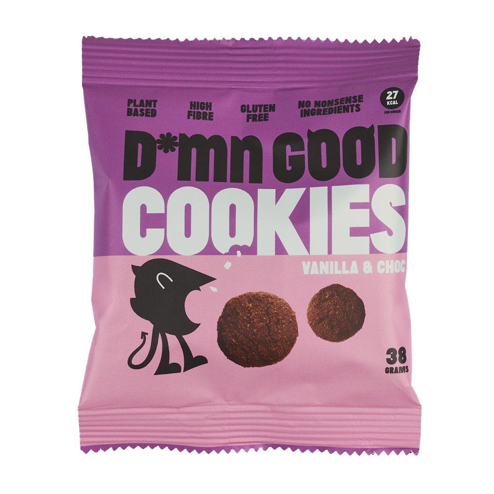 Dmn Good_Vegan Vanilla & Chocolate Cookies 38g-pack of 12
