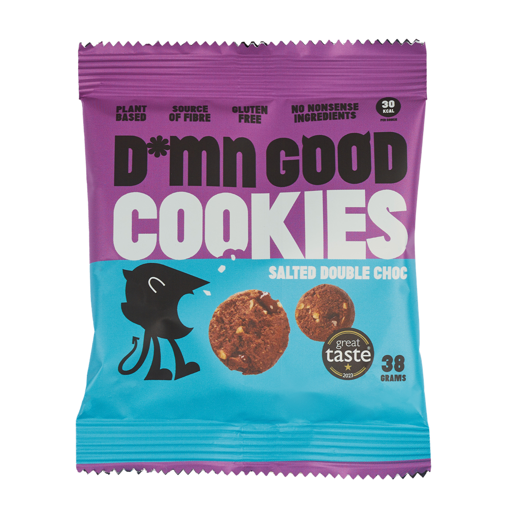 Dmn Good_Vegan Salted Double Choc Cookies 38g-Pack of 12
