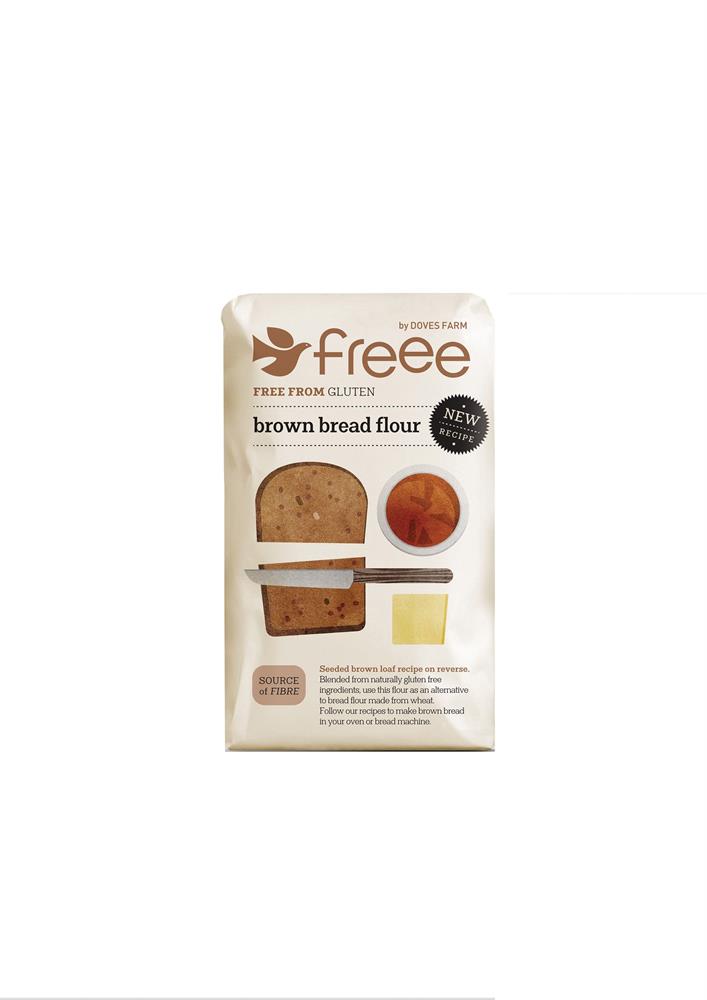 Doves Farm_Gluten Free Brown Bread Flour 1kg-pack of 5