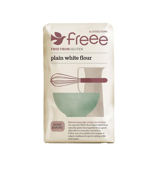 Doves Farm_Gluten Free Plain White Flour 1kg-pack of 5