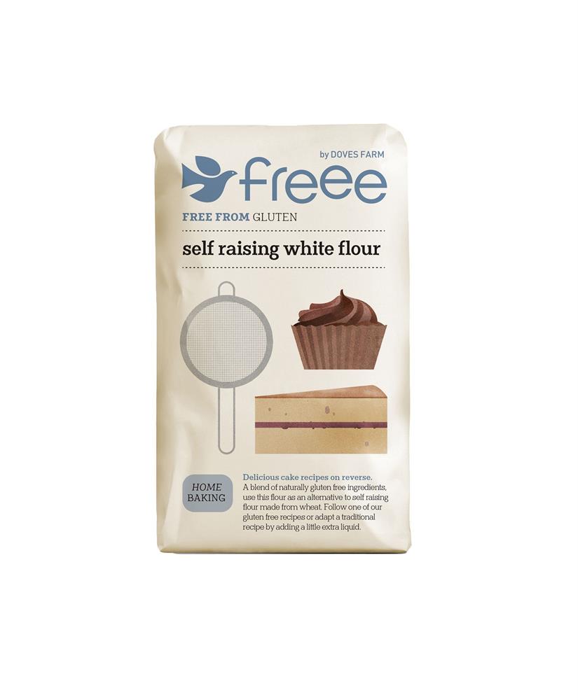 Doves Farm_Gluten Free Self Raising White Flour 1kg-pack of 5