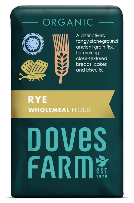 Doves Farm_Organic Wholemeal Rye Flour 1kg-pack of 5