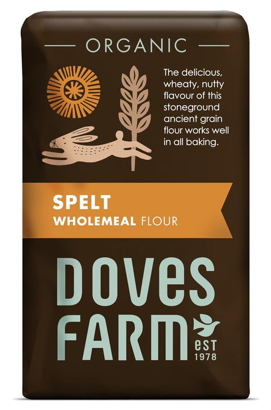 Doves Farm_Organic Spelt Wholemeal Flour 1kg-pack of 5