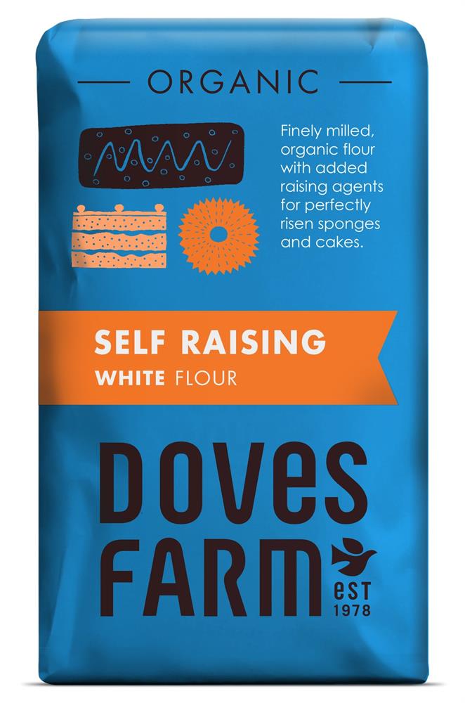 Doves Farm_Organic Self Raising White Flour 1kg-pack of 5