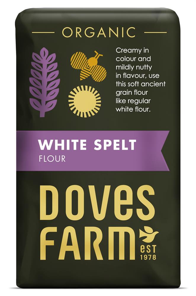 Doves Farm_Organic Spelt White Flour 1kg-pack of 5