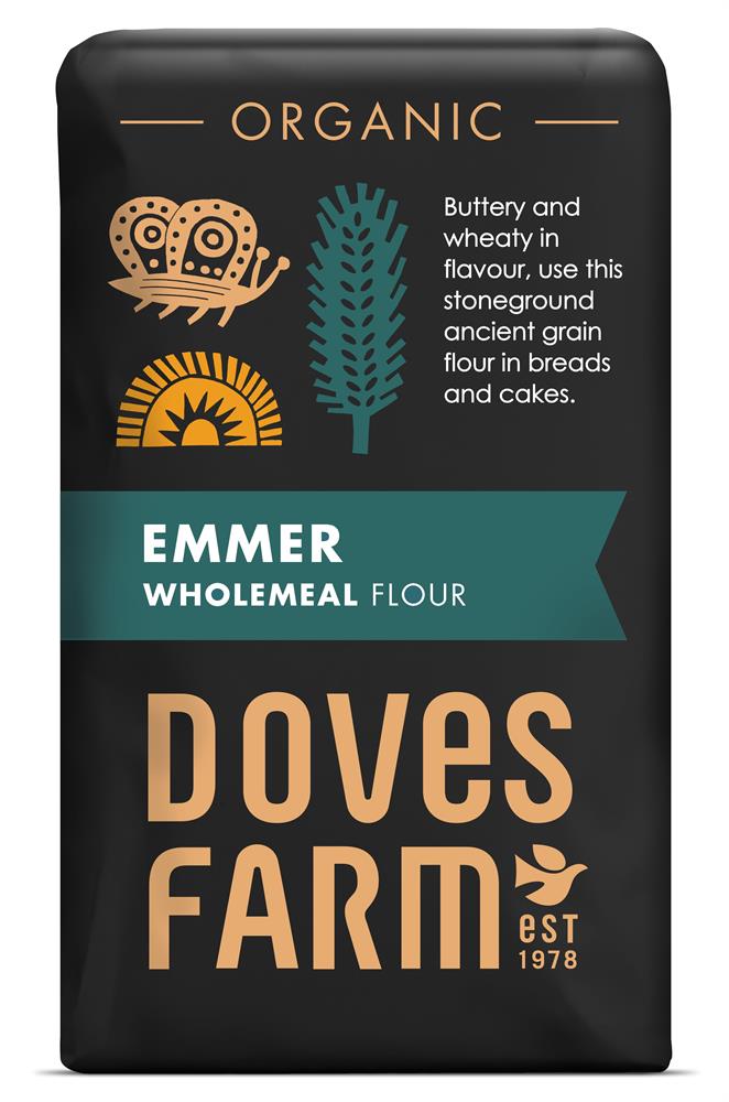 Doves Farm_Emmer Flour Wholemeal Stoneground Organic-pack of 5