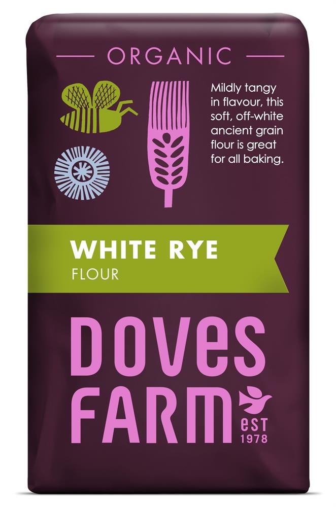 Doves Farm_White Rye Flour Organic 1kg-pack of 5