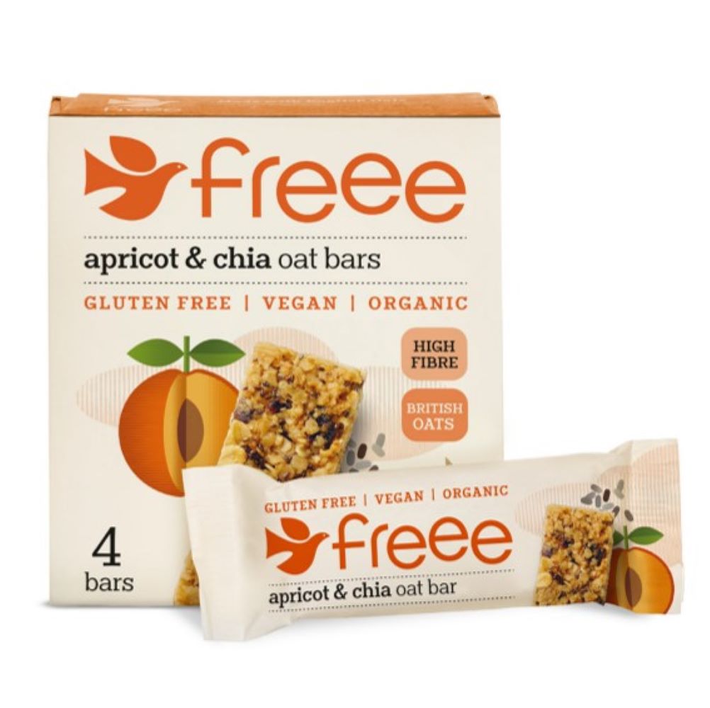 Doves Farm_Org GF Apricot & Chia Oat Bar 4 x 35g-pack of 7