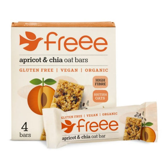 Doves Farm_Org GF Apricot & Chia Oat Bar 4 x 35g-pack of 7
