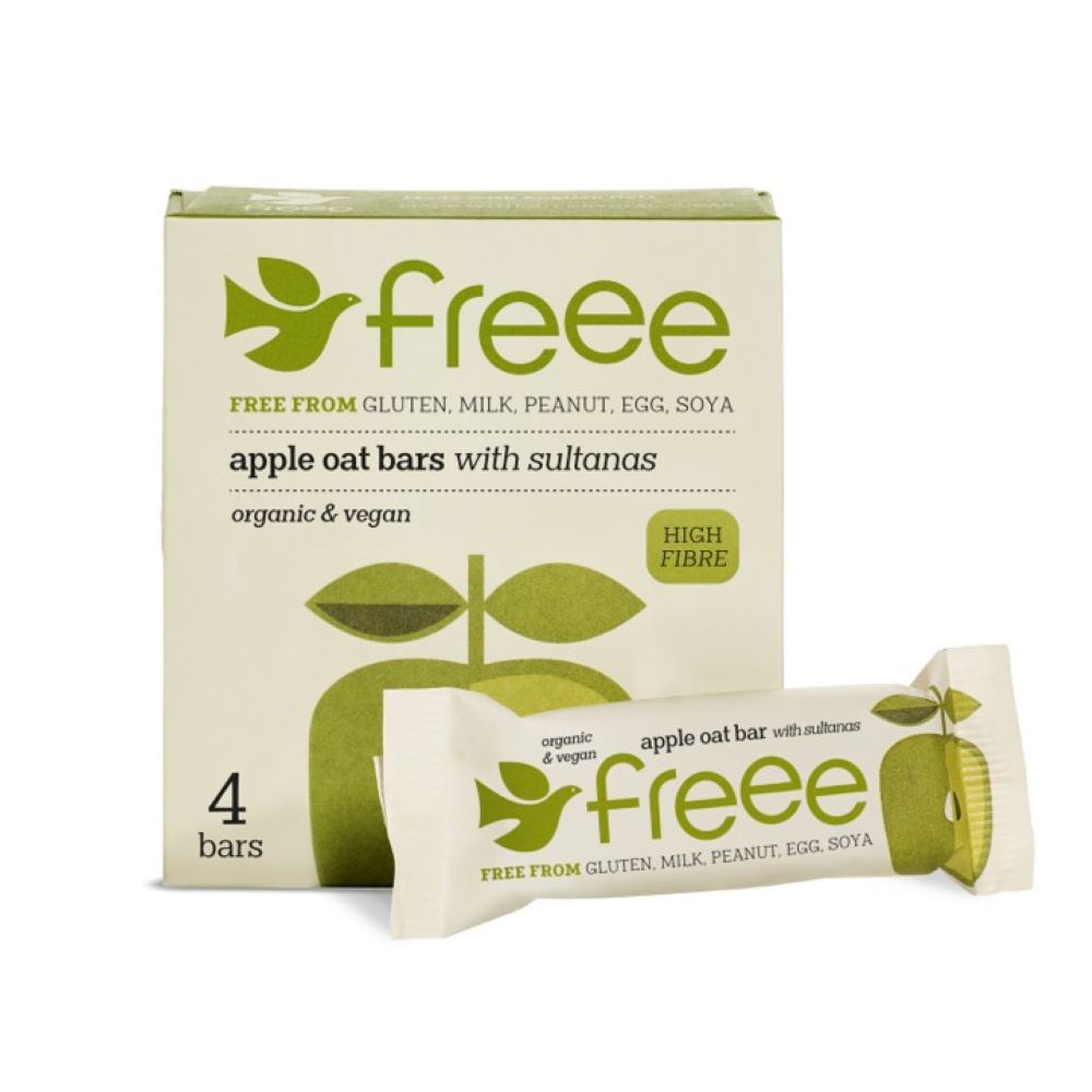 Doves Farm_Org GF Apple & Sultana Oat Bar 4 x 35g-pack of 7