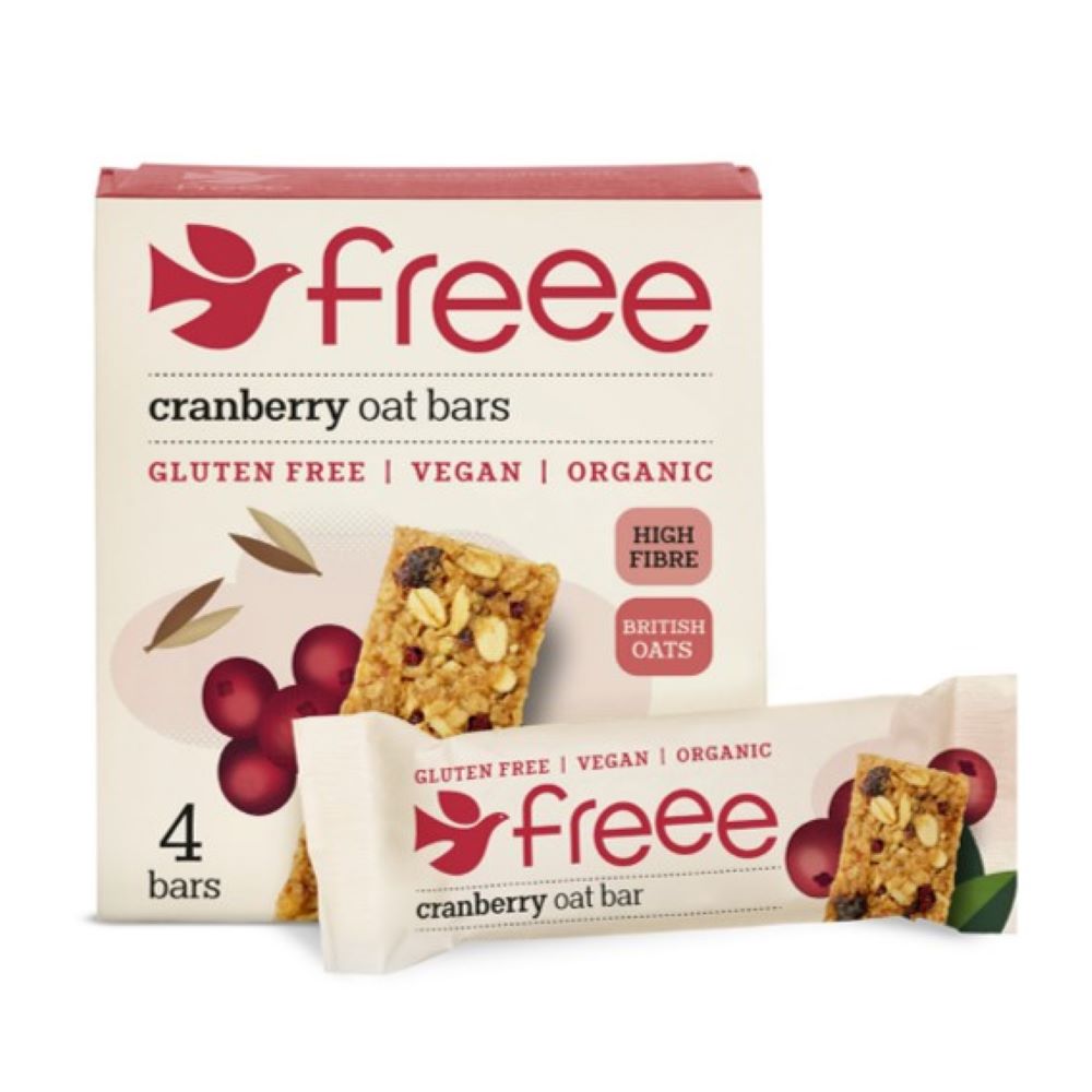 Doves Farm_Organic Cranberries And 100% Wholegrain Oats Bars 4x35g-pack of 7
